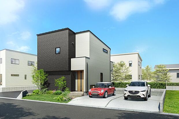 【完成予想図(外観)】【13号地|外観】完成イメージ