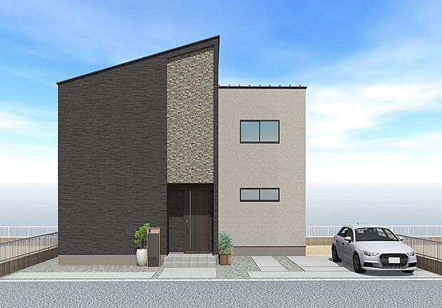 【◆建物プラン例(外観)◆】3LDK+ファミリークローゼット
土地面積:175.31m2(53.03坪)、建物面積:94.20m2(28.48坪)、建物価格:2108万円