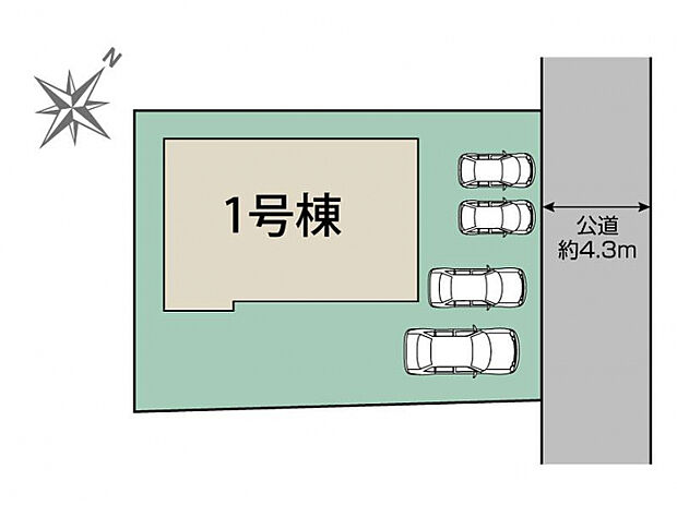 鎌倉市今泉台3丁目1棟 区画図