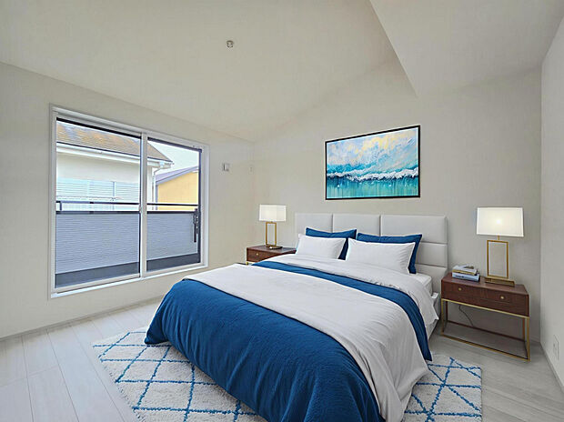 【洋室　家具配置イメージ図】※CGイメージ画像になります。家具付き販売ではございません。