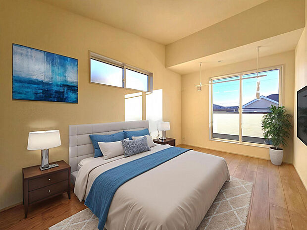 【洋室　R8.1.26　家具配置イメージ図】※CGイメージ画像になります。家具付き販売ではございません。