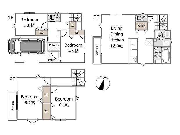 参考プラン（建物込8,980万円、土地面積70.13m2、建物面積99.56m2）期間限定！お客様のご要望をお聞かせください！