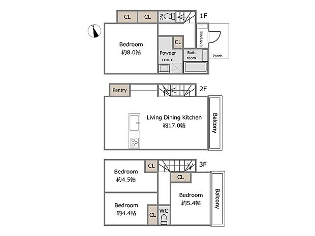 C号棟参考プラン(建物込4,780万円、土地面積90.56m2、建物面積95.63m2)期間限定!建物フリープランに付き、お客様のご要望をお聞かせください!