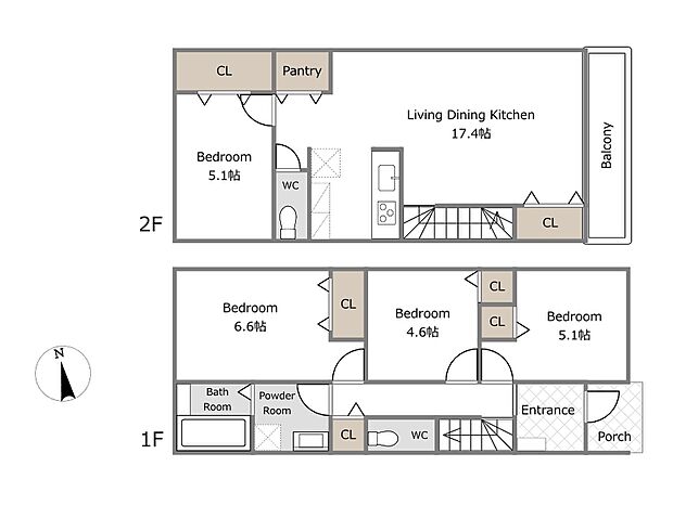 C号棟参考プラン（建物込4,380万円、土地面積131.34m2、建物面積93.56m2）期間限定！建物フリープランに付き、お客様のご要望をお聞かせください！