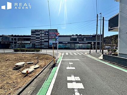 現地前面道路