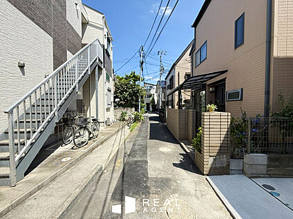 現地前面道路