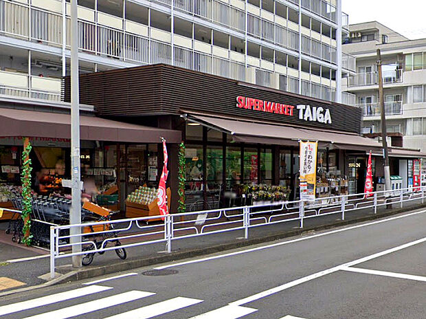 スーパー生鮮館TAIGA永田店（約450m）