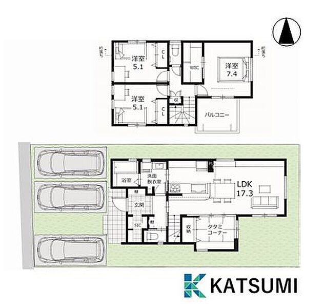 【間取り図】現地案内は、週末・平日問わず随時お任せください。ローン相談もご遠慮なく。