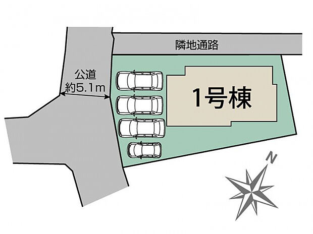 福岡市南区柏原1丁目1棟 区画図