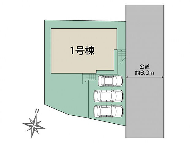 那珂川市恵子2丁目1棟　区画図
