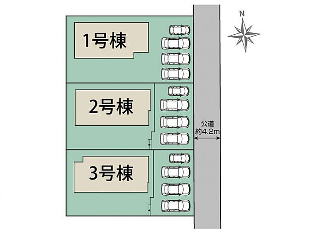 福岡市東区美和台5丁目2期3棟 区画図