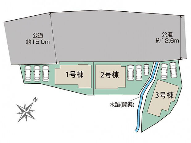 糟屋郡宇美町神武原1丁目2期3棟 区画図