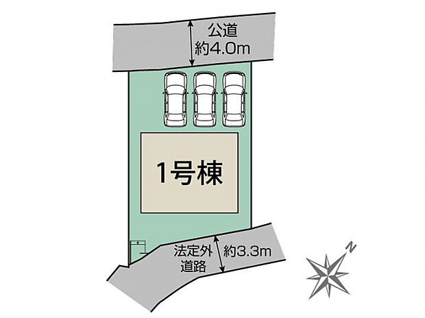 太宰府市梅ケ丘1丁目1棟 区画図