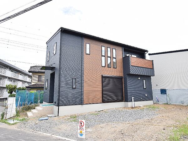 【1号棟：外観】外構工事：8月中旬完成予定