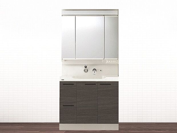 【設備画像:エポック(トクラス)】ボウルとの一体型成形で継ぎ目のないハイバックガードと壁出し水栓は、汚れがたまりにくく、毎日のお手入れが簡単です。