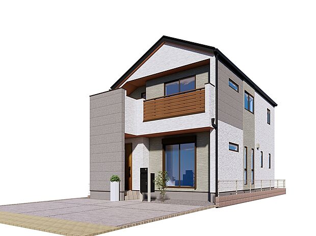 【13号棟　 外観イメージ画像】3LDK　土地面積120.72m2・建物面積96.05m2