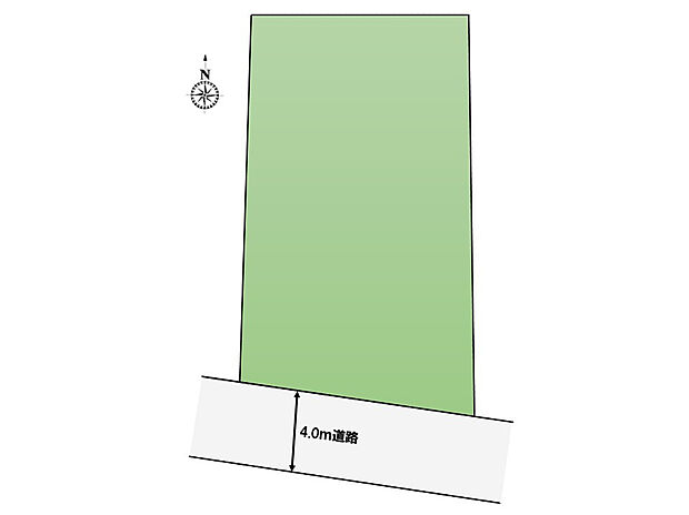 【【全体区画図】】南道路で日当たり良好です。
都市ガス・本下水エリア!