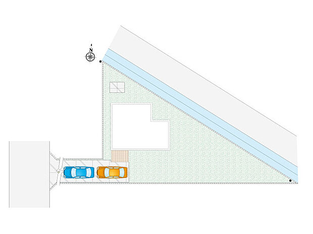 【5LDK】縦列2台駐車可能です!
時間を有効活用できる宅配ボックス付き!