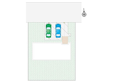 4台駐車可能です！
時間を有効活用できる宅配ボックス付き！

 