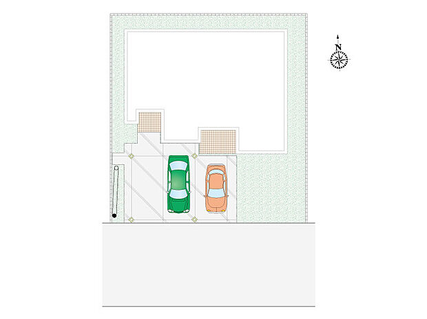 【3LDK】4台駐車可能です！
時間を有効活用できる宅配ボックス付き！