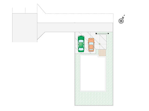 【4LDK】制震装置「Kダンパー」搭載で地震に強いおうち♪並列2台駐車!食洗機、浄水器付きのシステムキッチンで家事が捗ります!