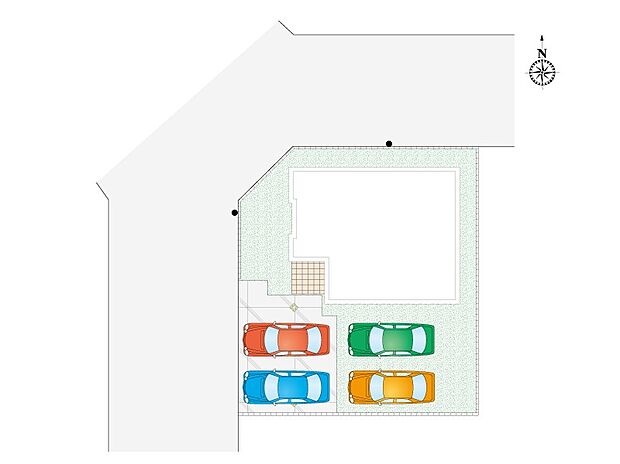 【4LDK】4台駐車可能です!
時間を有効活用できる宅配ボックス付き♪