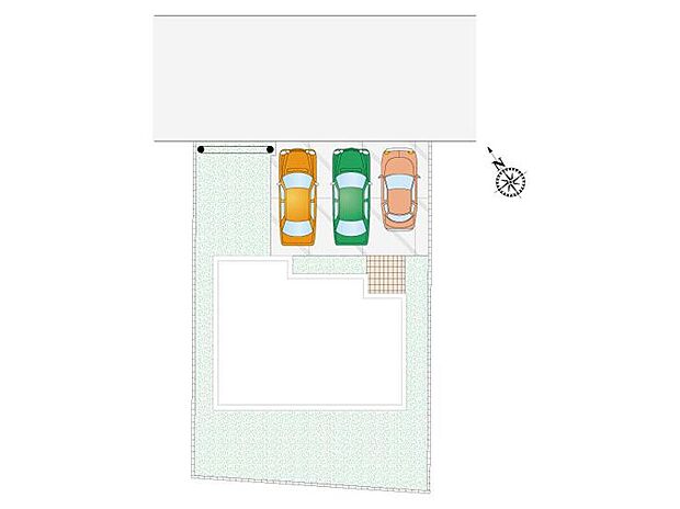 【4LDK】並列駐車3台駐車可能!2階は全居室南向きで明るい陽が入ります。
8/3新価格!完成前に200万円DOWN!