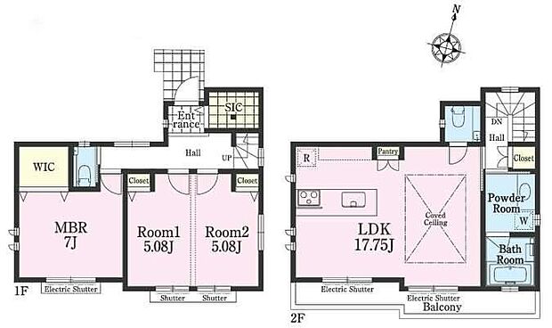 (1号棟)、価格9480万円、3LDK、土地面積109.76m2、建物面積87.6m2