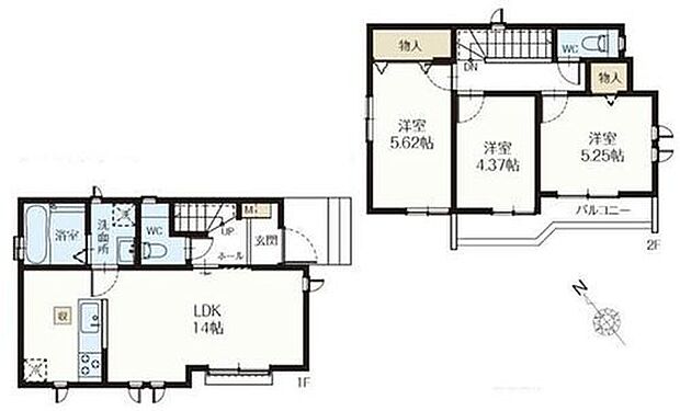 (B号棟)、価格6790万円、3LDK、土地面積90.1m2、建物面積71.83m2