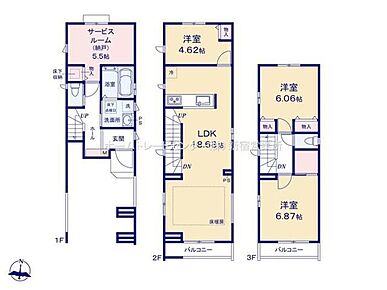 2階リビングは陽当たり・風通し共に良好で、ご家族みんなで過ごす空間をより居心地良くしてくれます。 
