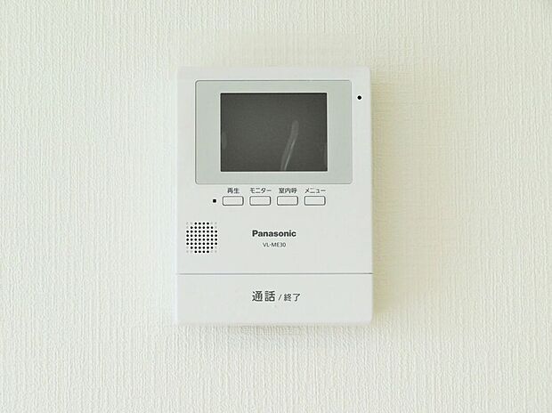 【その他設備】ハッキリと映るモニター付きで来訪者を事前に確認できます♪