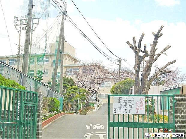 福岡市立花畑中学校（約1,500m）