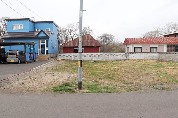【区画2】正面:166.75m2(50.44坪)の整形地(2026年4月撮影)