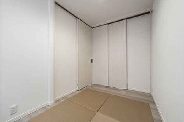 4.4帖のタタミルーム。お子様のプレイルームや物干しスペースとしてご使用いただけます(2025年1月撮影)