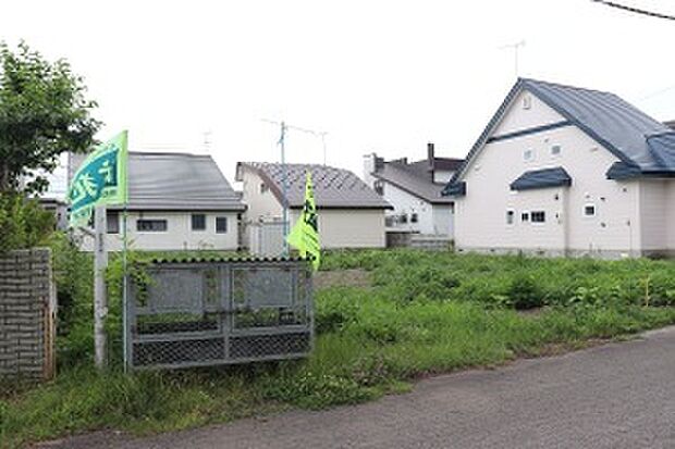 【区画1】左から撮影:経済的な都市ガスを利用いただけるエリア(2026年7月撮影)