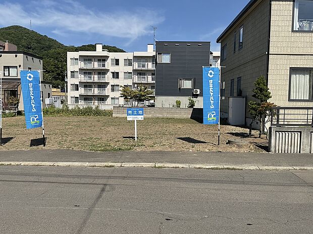 【【区画2】正面】133.57m2(40.40坪) の整形地(2025年9月撮影)