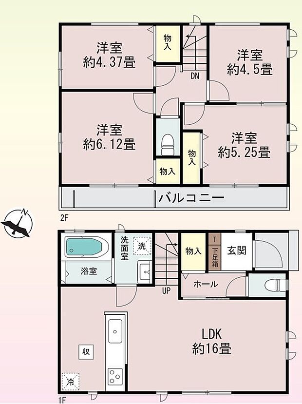 (Ａ号棟)、価格3390万円、4LDK、土地面積81.97m2、建物面積82.91m2