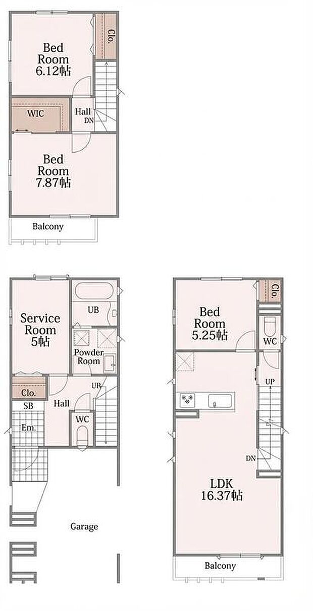 (Ａ号棟)、価格8190万円、3LDK+S、土地面積70.03m2、建物面積122.76m2
