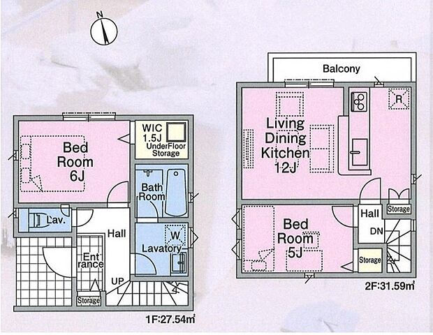 (１号棟)、価格4880万円、2LDK、土地面積60.03m2、建物面積59.13m2