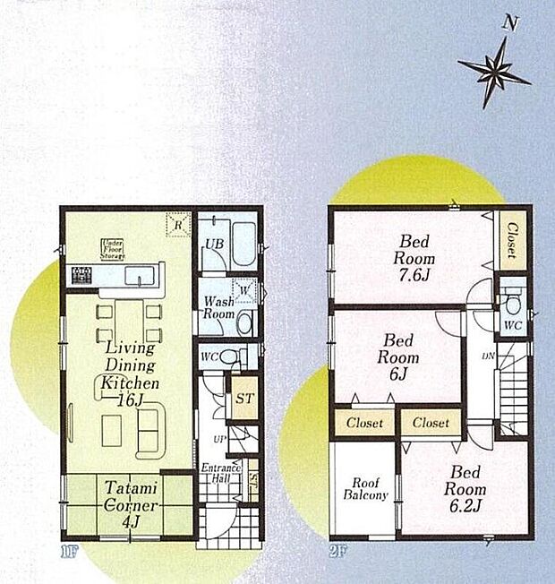 (3号棟)、価格3680万円、3LDK、土地面積102.3m2、建物面積90.72m2