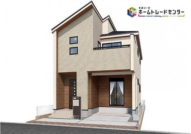 デザイン性の高いおしゃれな外観です。
長期優良住宅+住宅性能表示【建設】【設計】W取得の永住邸です。
折上げ天井&ポップアップ天井を配したおしゃれなLDKです♪