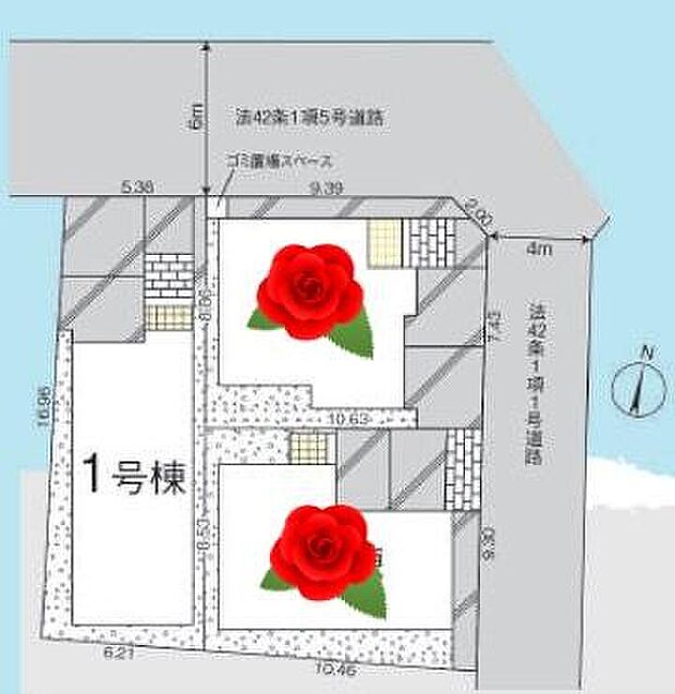 【全体区画図】カースペースございます。