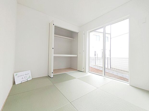 【☆Japanese room☆】あると落ち着く『和室』付♪家事の休憩スペースやお子様のお昼寝スペースとしても活躍します♪