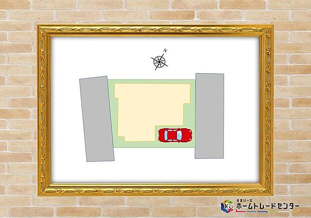 【全体区画図】カースペースございます。
両面道路に面し、陽当り・風通し良好です♪
