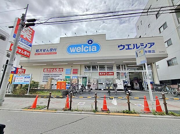 ウエルシア板橋赤塚店(約610m)