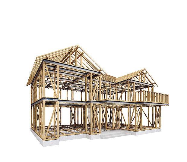 【木＋鉄　パナソニック　テクノストラクチャー】テクノストラクチャー工法とは
パナソニックの耐震住宅工法のこと。
木と鉄でできた強い梁「テクノビーム」を使い
1棟1棟緻密な構造計算をして、
地震に強い家を建てます。