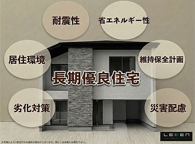 安心して永くお住まいいただける「長期優良住宅」