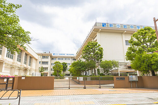 葛飾区立新小岩中学校（約890m）