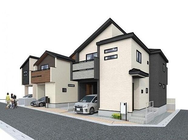 ※画像はCGによる再現イメージです。
今から見たい！大歓迎です♪ お気軽にホームトレードセンターまでお問い合わせください。 閑静な街並みの分譲地を是非現地にてご覧ください。