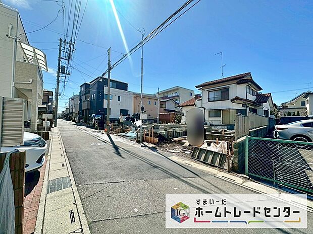 ☆現地外観写真☆
休日にご家族揃ってご見学はいかがでしょうか♪実際の現地を見てみると、図面などではわからない新たな発見もございます。まずはお気軽にお問い合わせください！